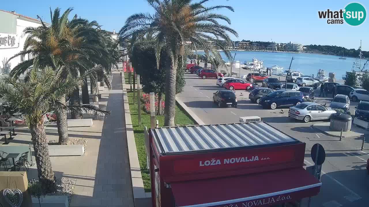 Live cam Novalja – Obala Petra Krešimira IV