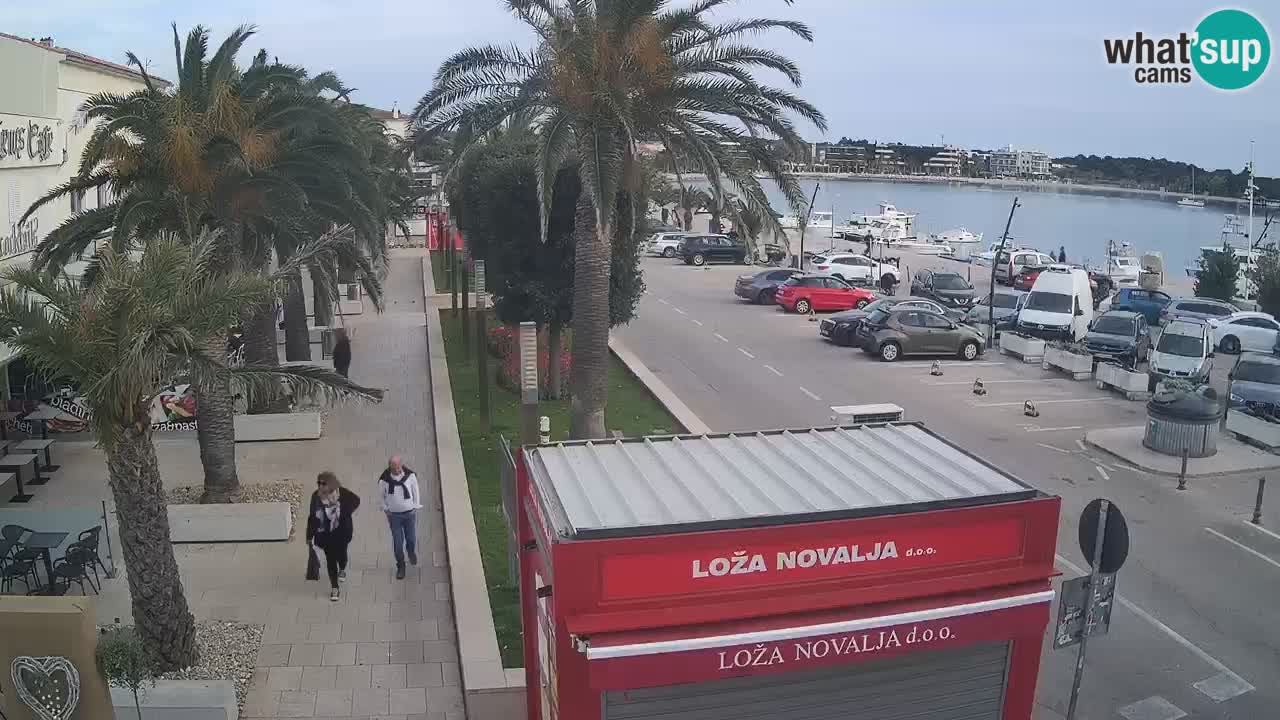 Live cam Novalja – Obala Petra Krešimira IV