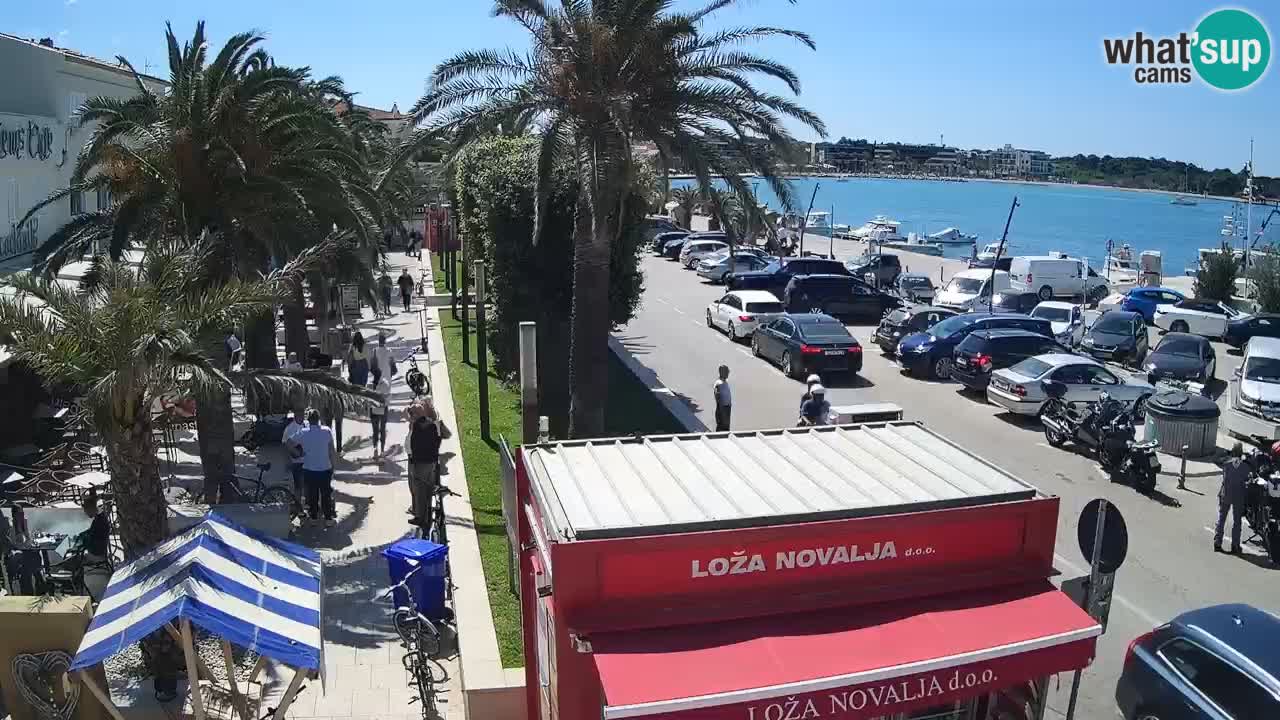Live cam Novalja – Obala Petra Krešimira IV