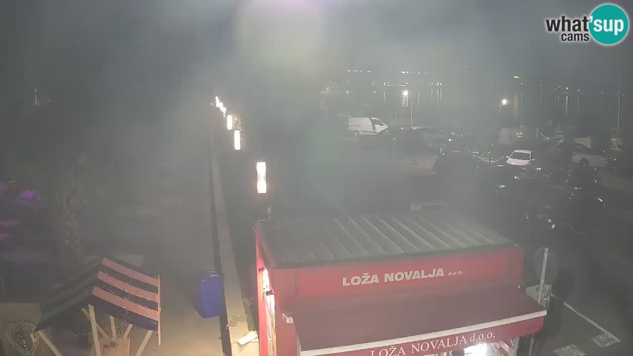 Live cam Novalja – Obala Petra Krešimira IV