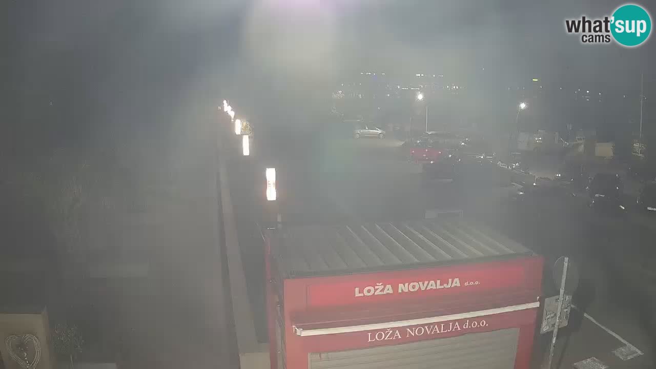 Camera en diecto Novalja – Obala Petra Krešimira IV