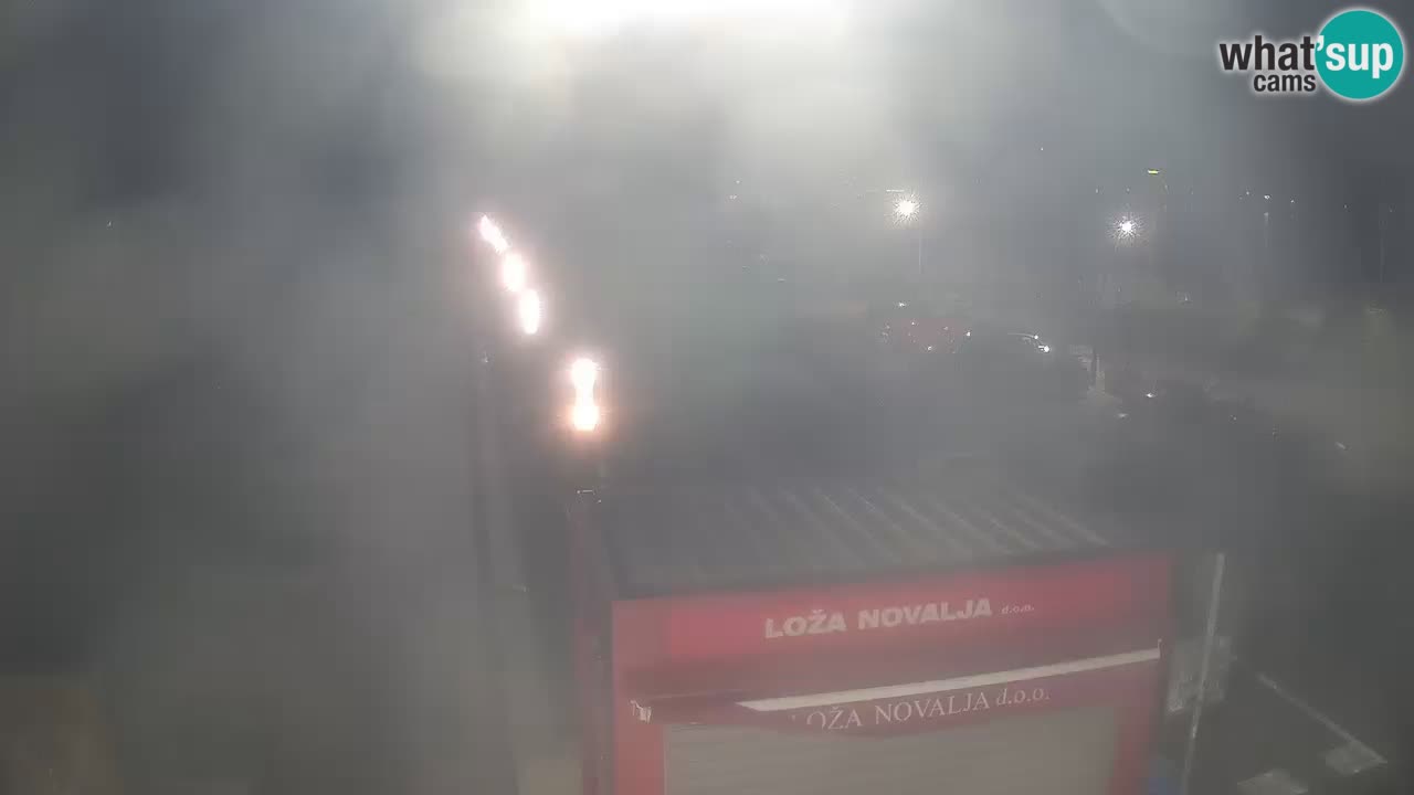 Live cam Novalja – Obala Petra Krešimira IV
