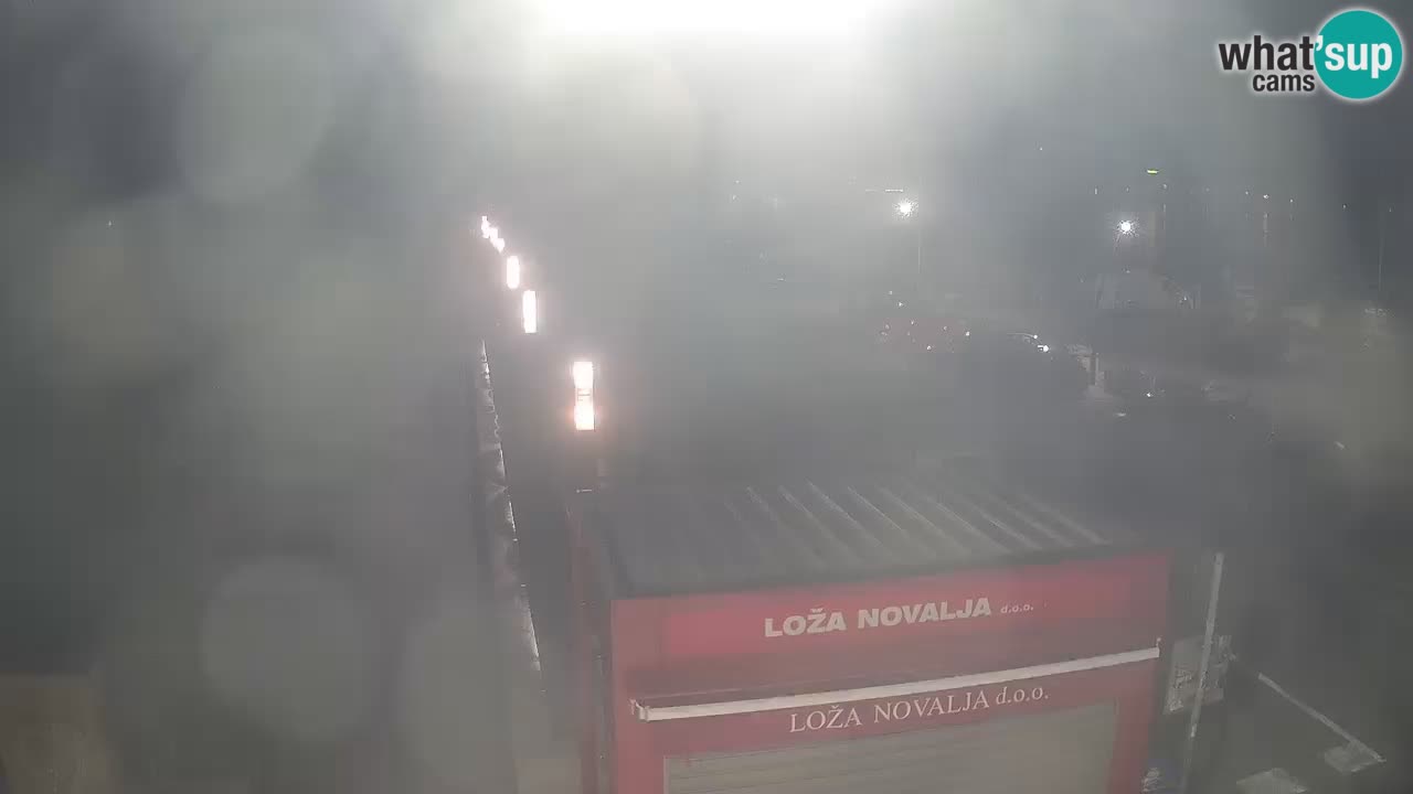 Camera en diecto Novalja – Obala Petra Krešimira IV