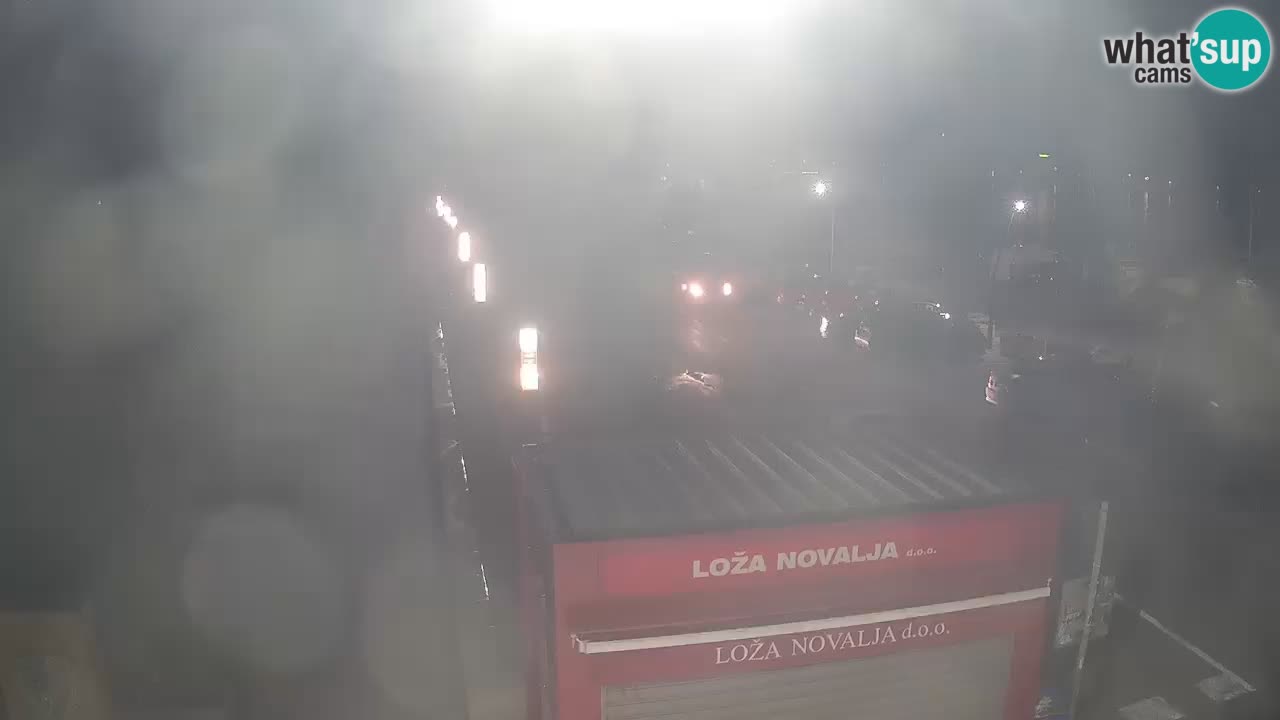 Web kamera Novalja – Obala Petra Krešimira IV