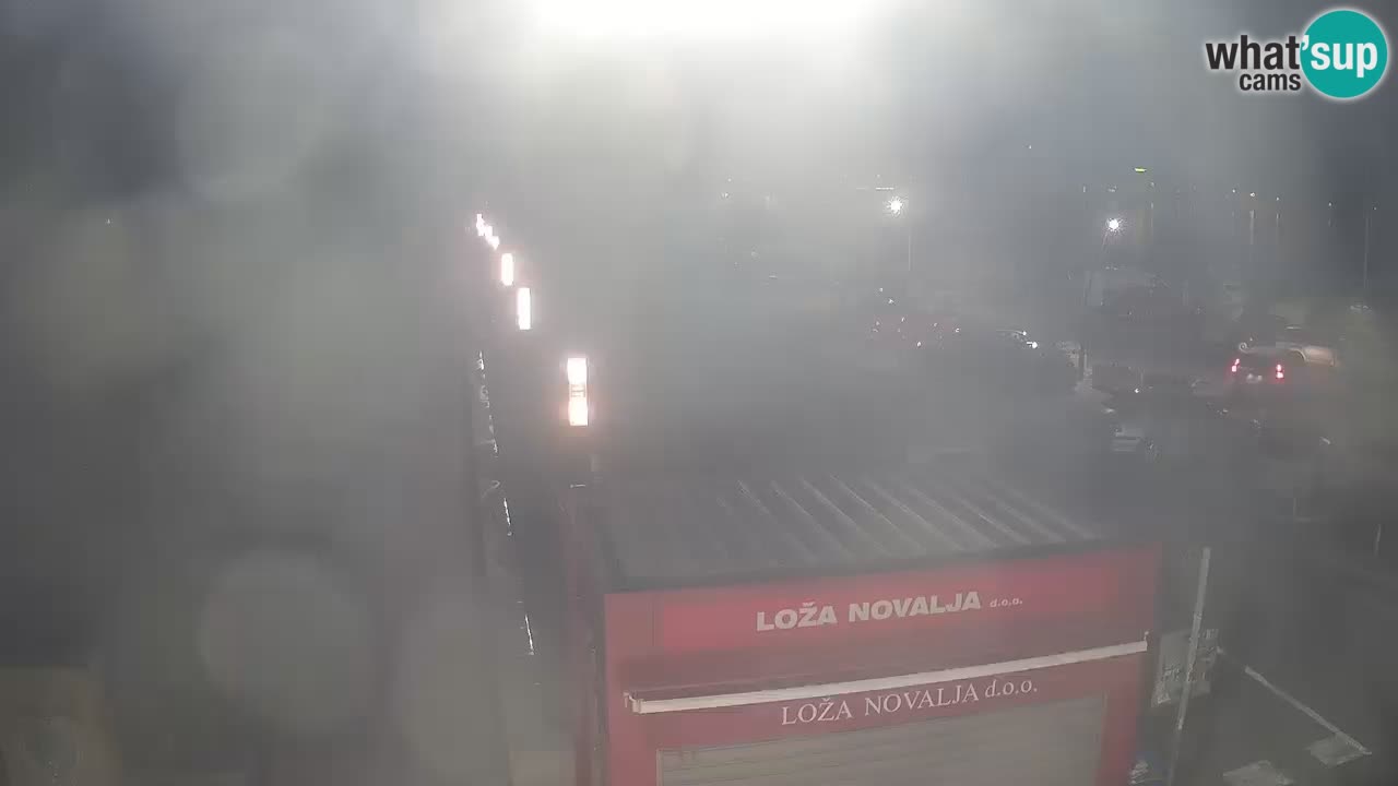 Web kamera Novalja – Obala Petra Krešimira IV