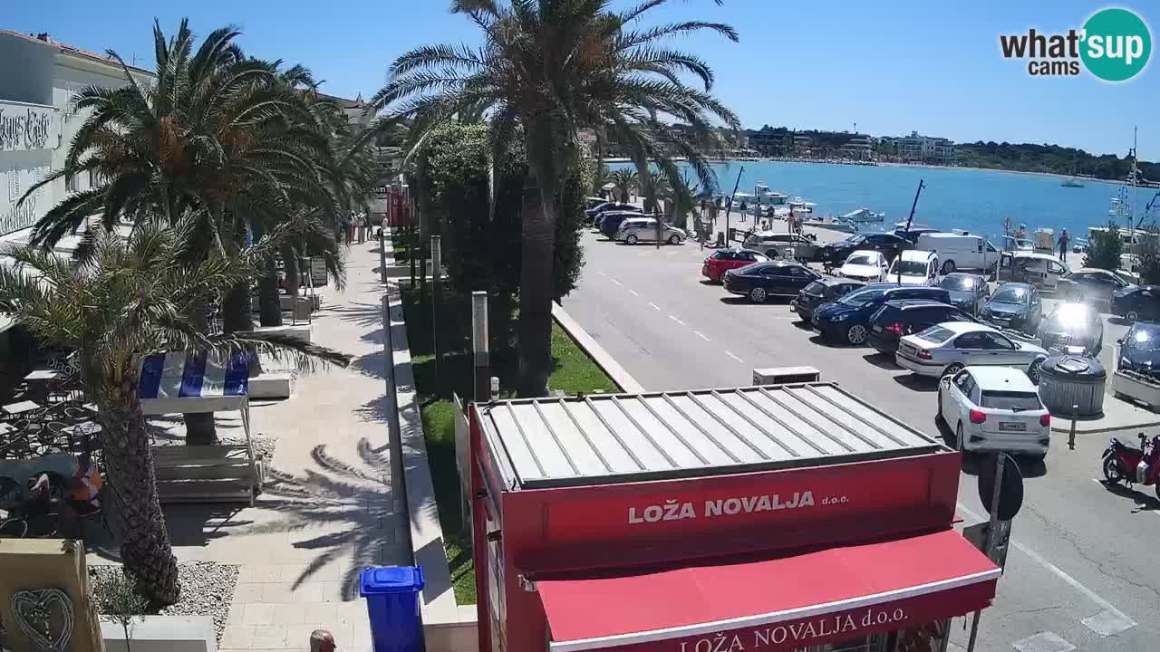 Live cam Novalja – Obala Petra Krešimira IV