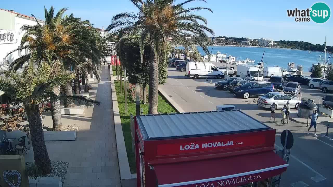 Live cam Novalja – Obala Petra Krešimira IV