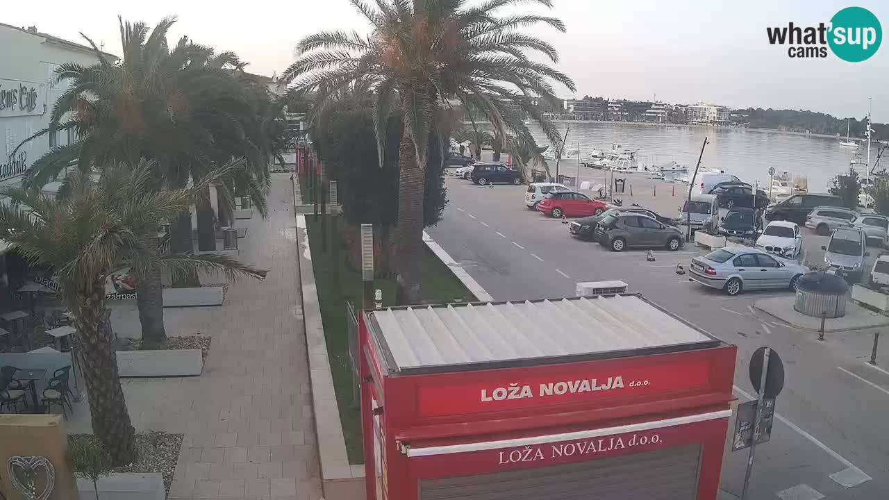 Live cam Novalja – Obala Petra Krešimira IV