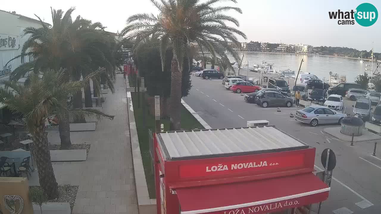 Live cam Novalja – Obala Petra Krešimira IV