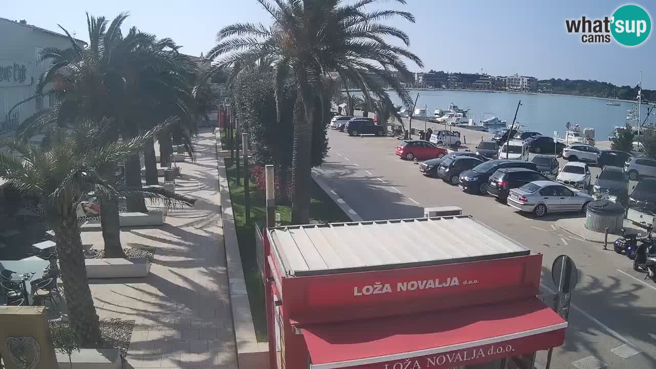 Live cam Novalja – Obala Petra Krešimira IV