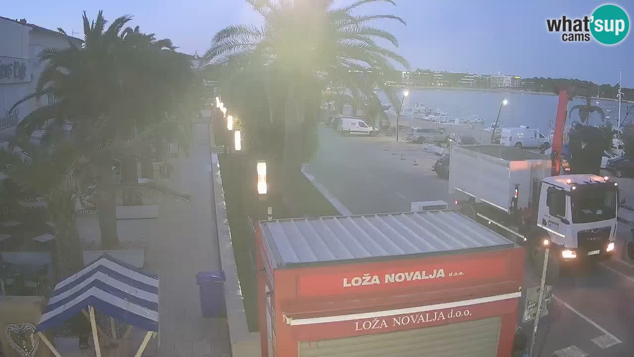 Camera en diecto Novalja – Obala Petra Krešimira IV