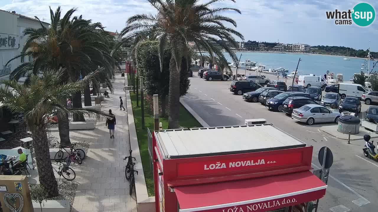 Webcam Novalja – Obala Petra Krešimira IV