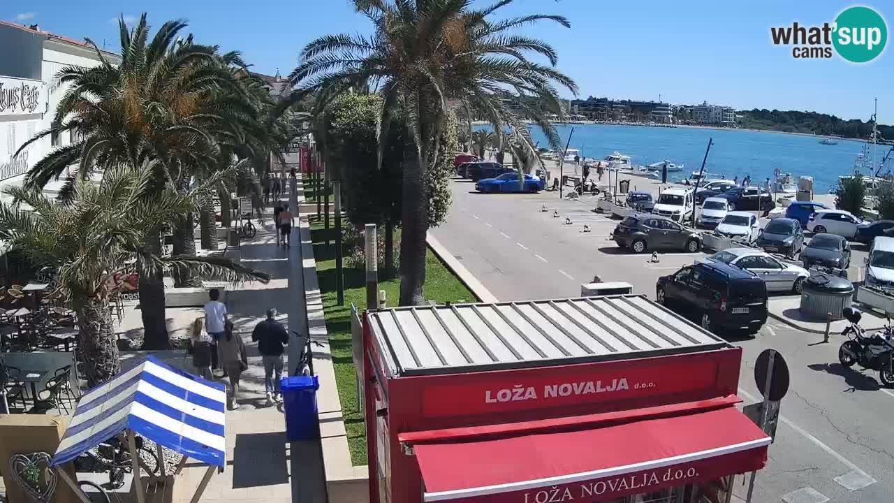 Live cam Novalja – Obala Petra Krešimira IV