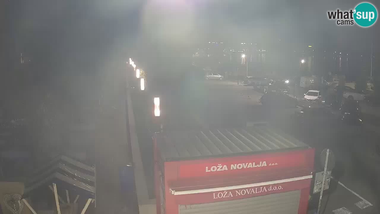Live cam Novalja – Obala Petra Krešimira IV