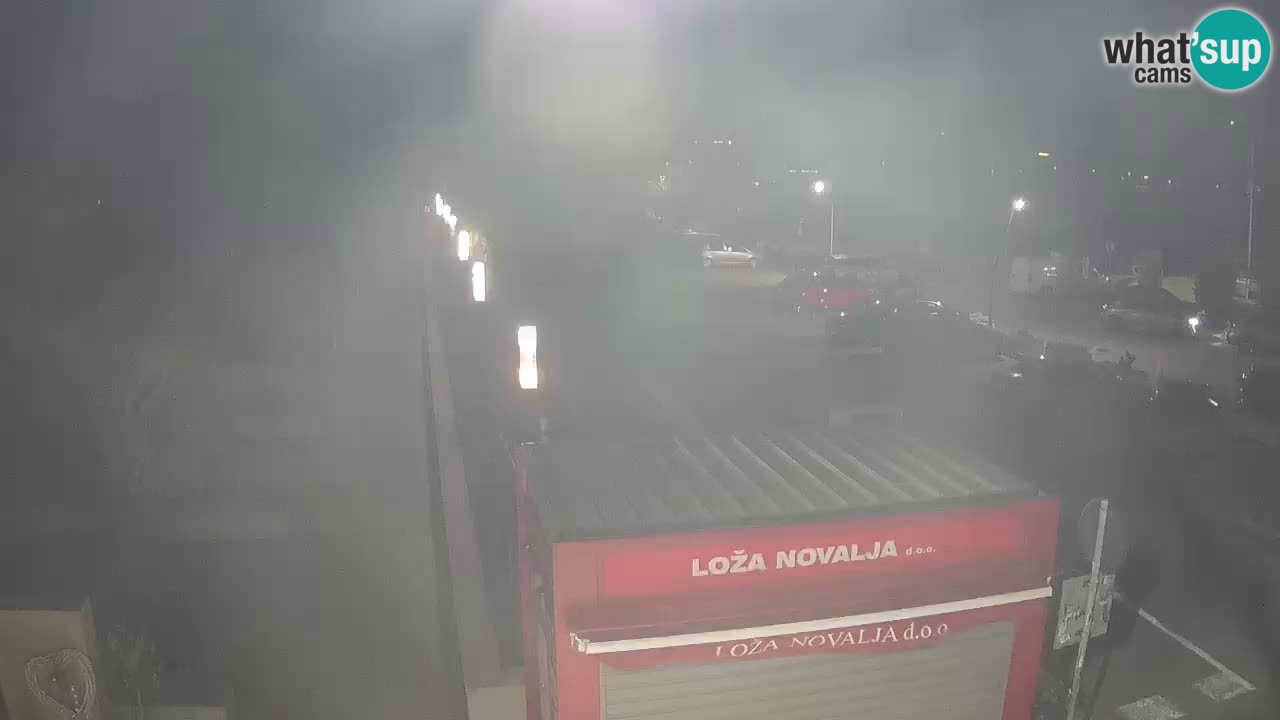 Live cam Novalja – Obala Petra Krešimira IV