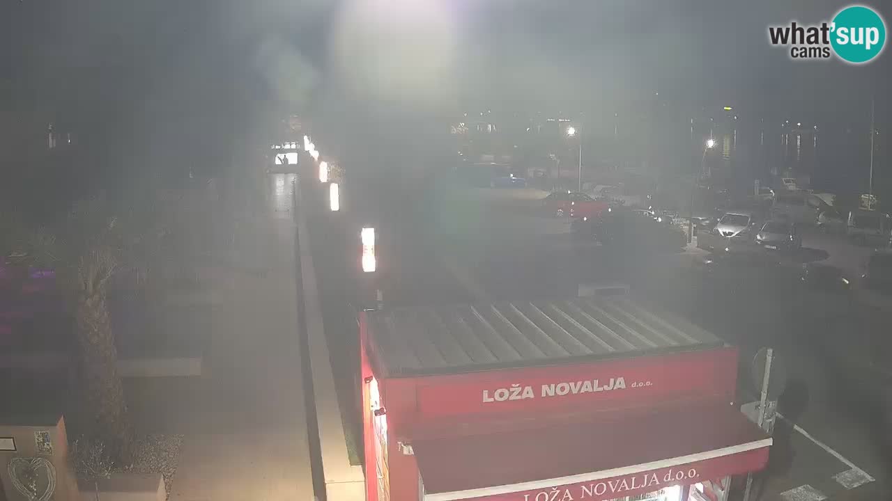 Webcam Novalja – Obala Petra Krešimira IV