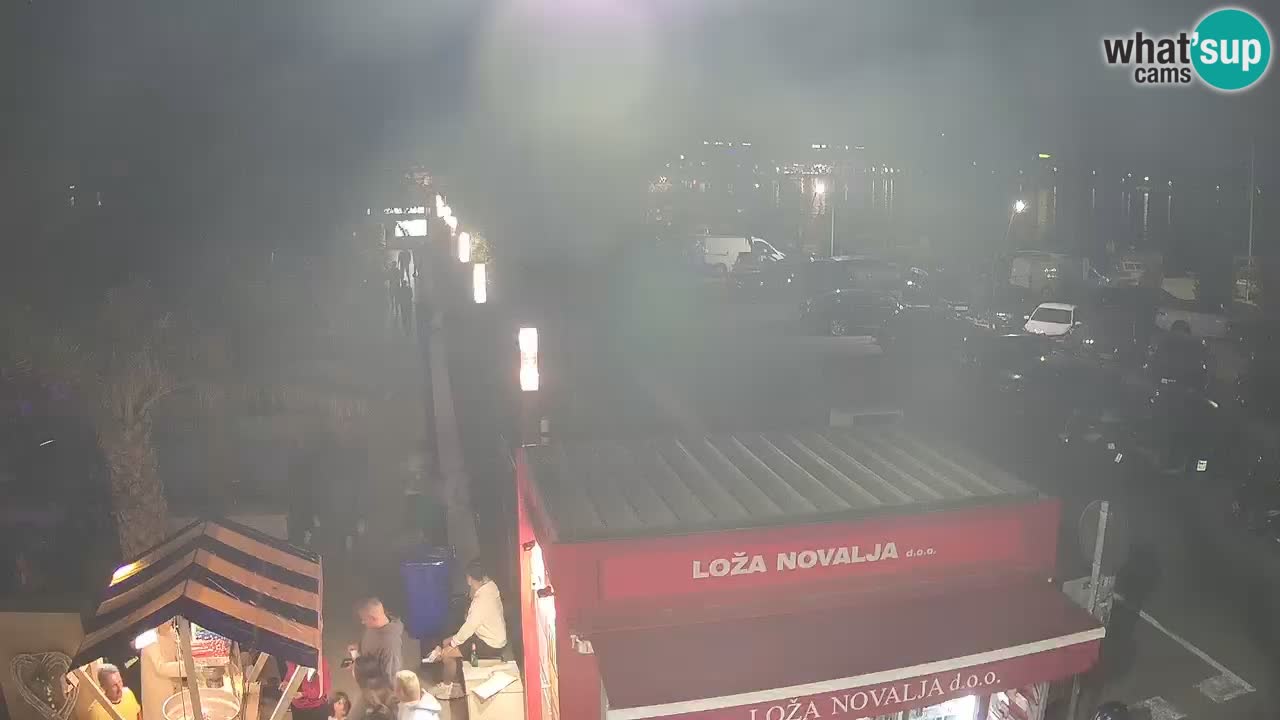 Live cam Novalja – Obala Petra Krešimira IV