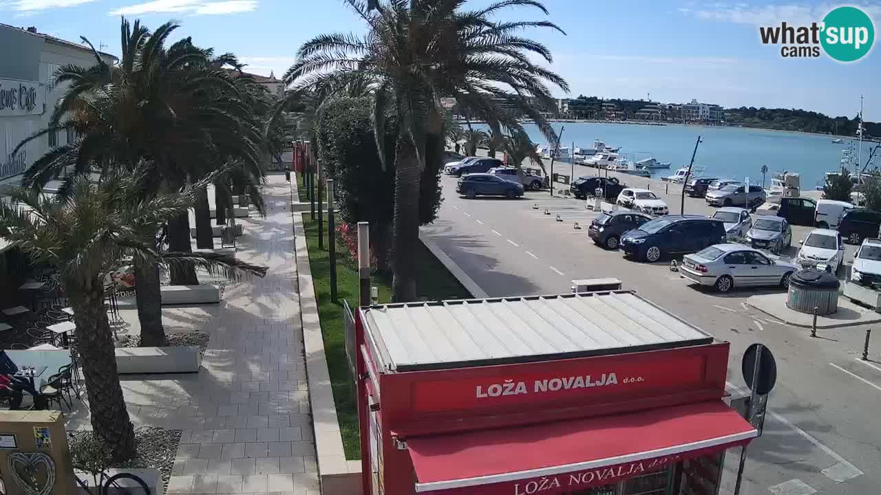 Live cam Novalja – Obala Petra Krešimira IV