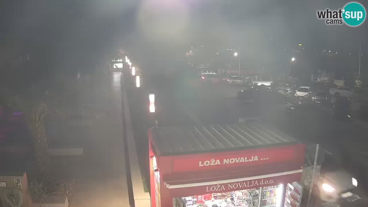 Live cam Novalja – Obala Petra Krešimira IV
