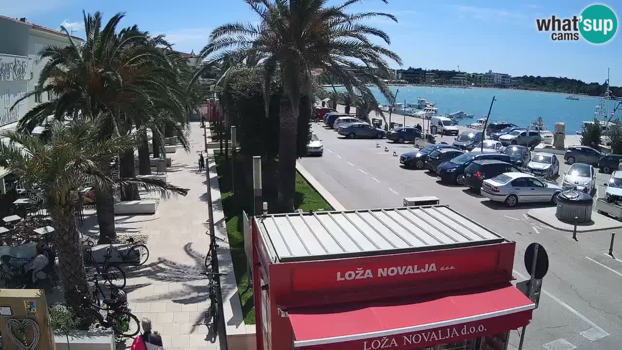 Live cam Novalja – Obala Petra Krešimira IV