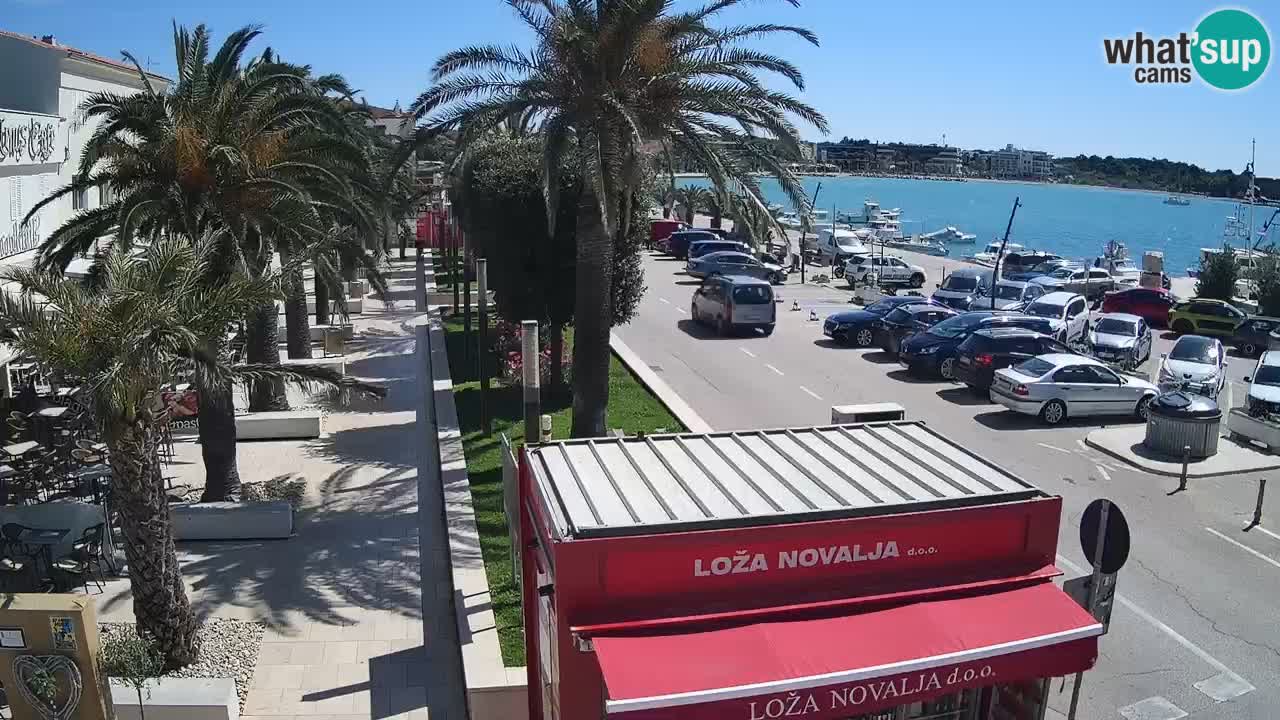 Live cam Novalja – Obala Petra Krešimira IV