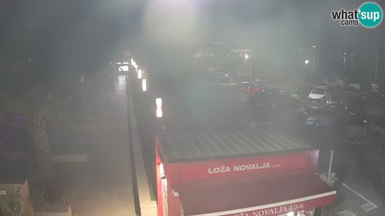 Live cam Novalja – Obala Petra Krešimira IV