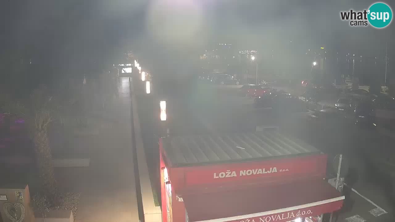 Live cam Novalja – Obala Petra Krešimira IV