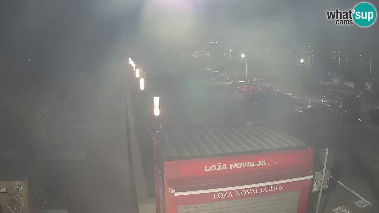 Camera en diecto Novalja – Obala Petra Krešimira IV