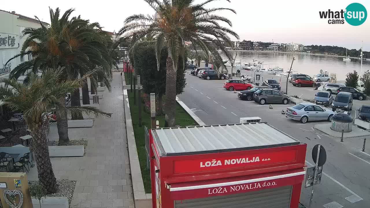 Camera en diecto Novalja – Obala Petra Krešimira IV