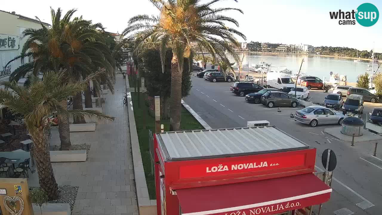 Live cam Novalja – Obala Petra Krešimira IV