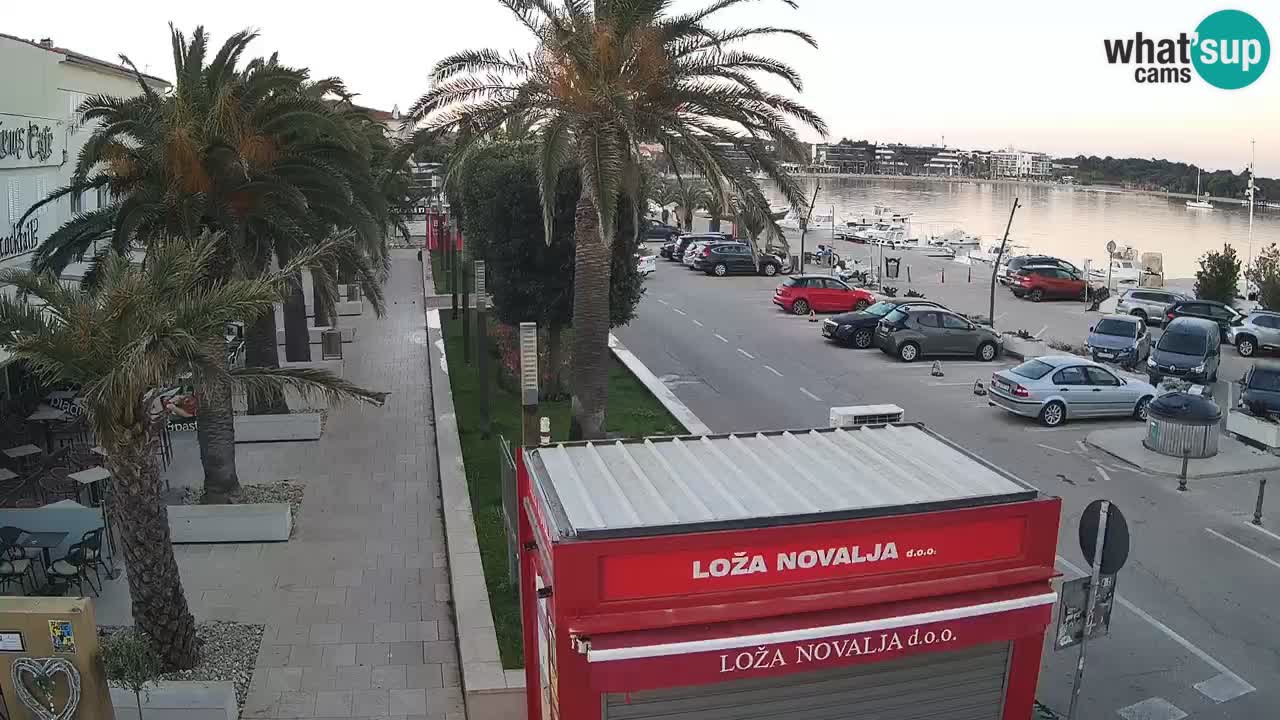 Webcam live Novalja – Obala Petra Krešimira IV