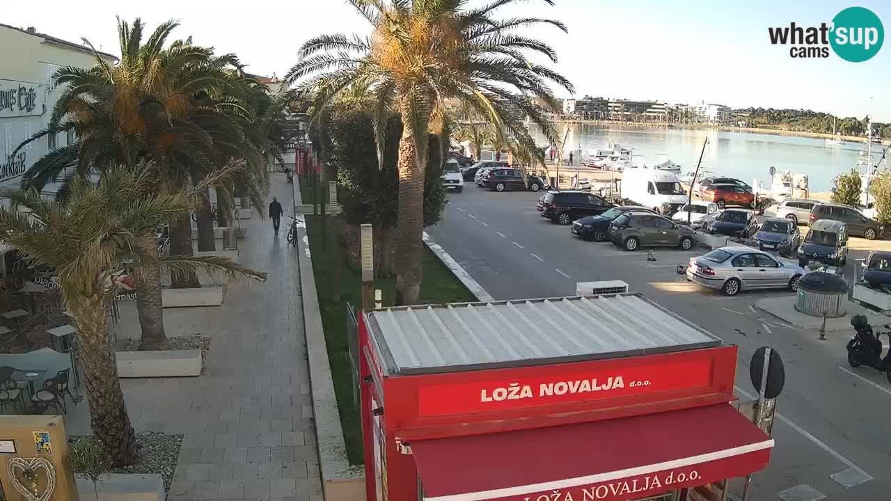 Webcam live Novalja – Obala Petra Krešimira IV