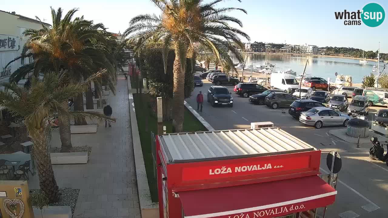 Live cam Novalja – Obala Petra Krešimira IV