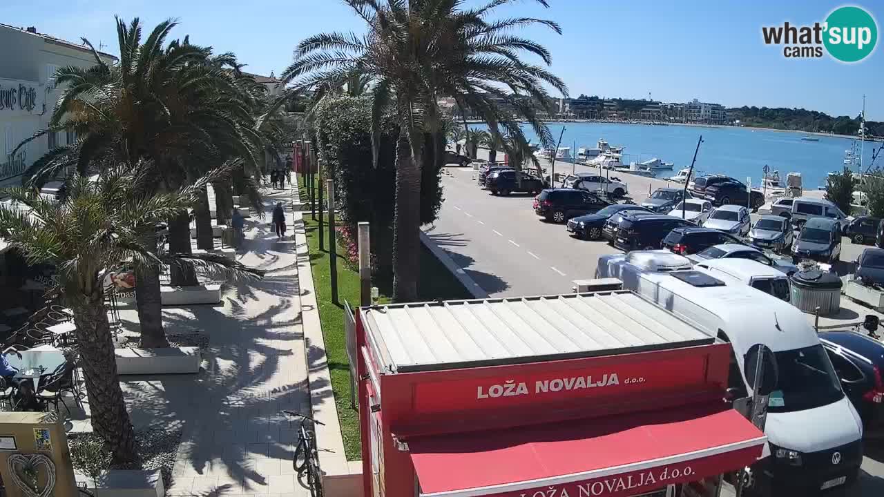 Webcam Novalja – Obala Petra Krešimira IV