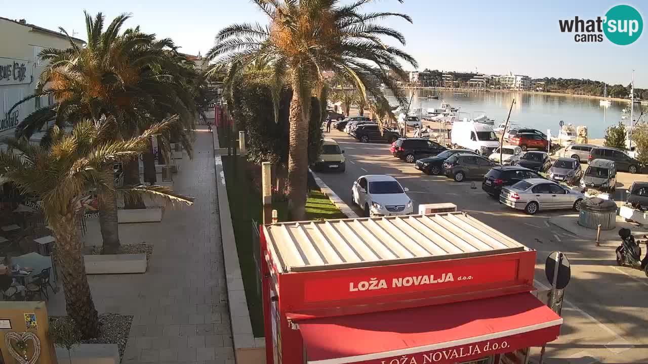 Webcam live Novalja – Obala Petra Krešimira IV
