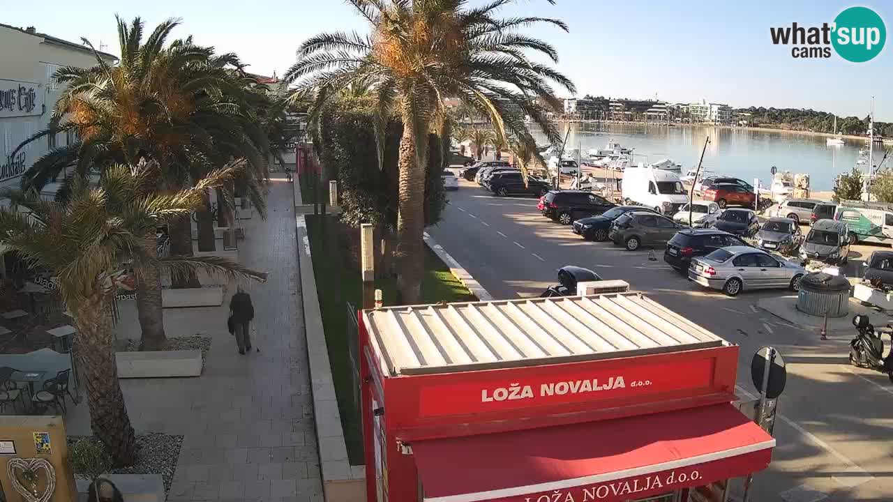 Webcam Novalja – Obala Petra Krešimira IV