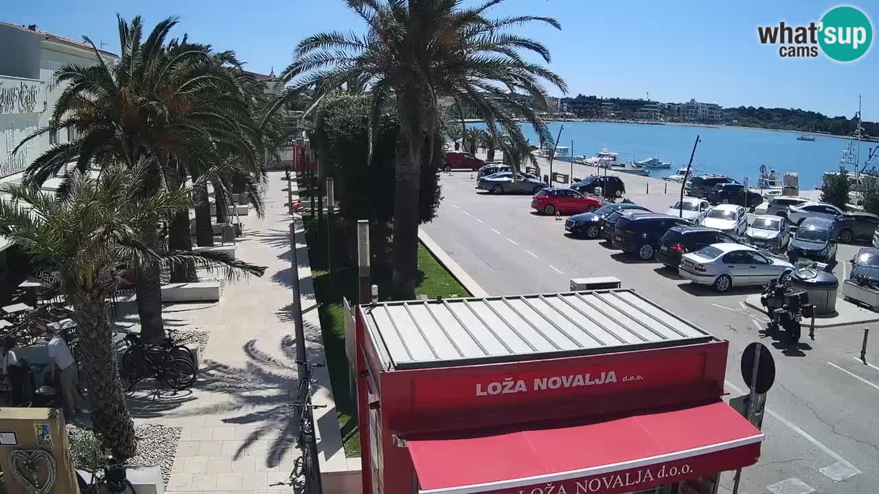 Webcam live Novalja – Obala Petra Krešimira IV