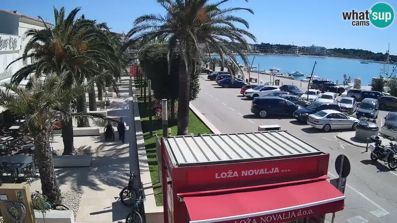 Live cam Novalja – Obala Petra Krešimira IV