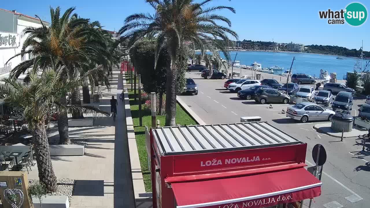 Live cam Novalja – Obala Petra Krešimira IV