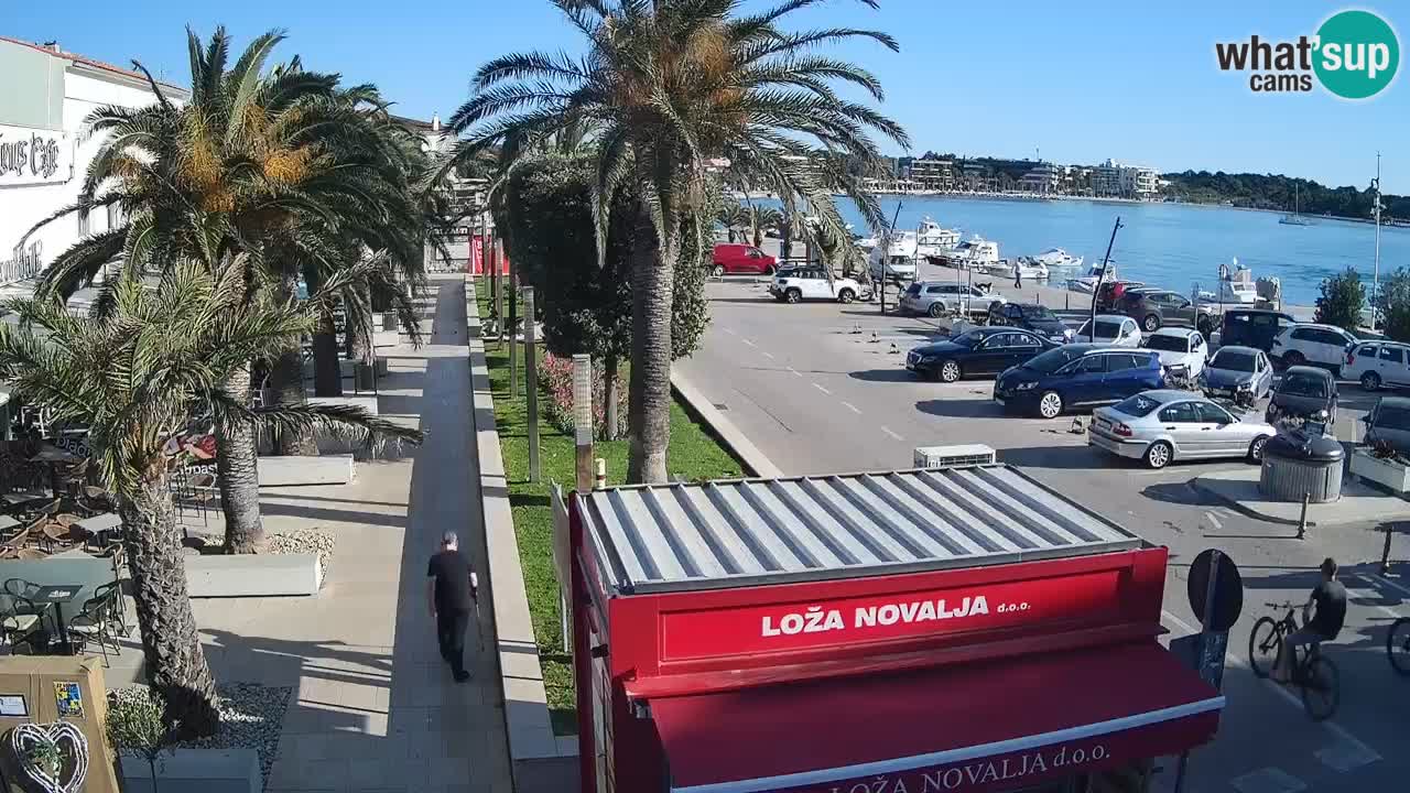 Webcam Novalja – Obala Petra Krešimira IV