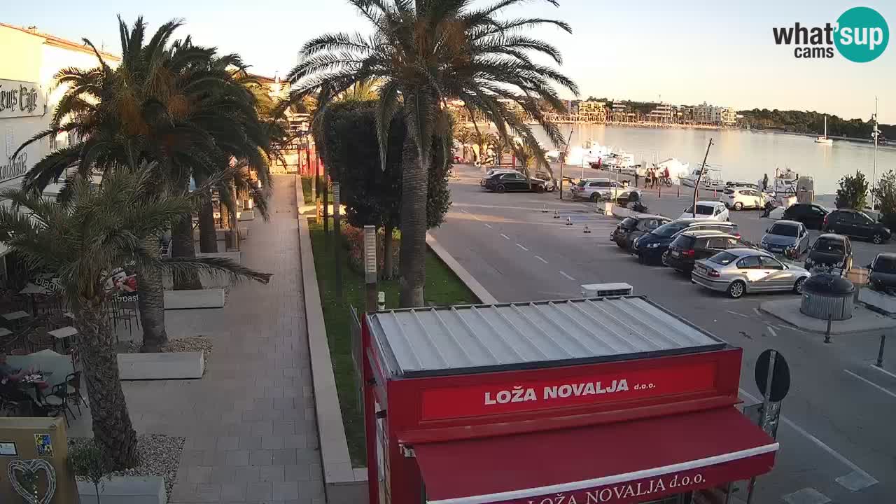 Web kamera Novalja – Obala Petra Krešimira IV