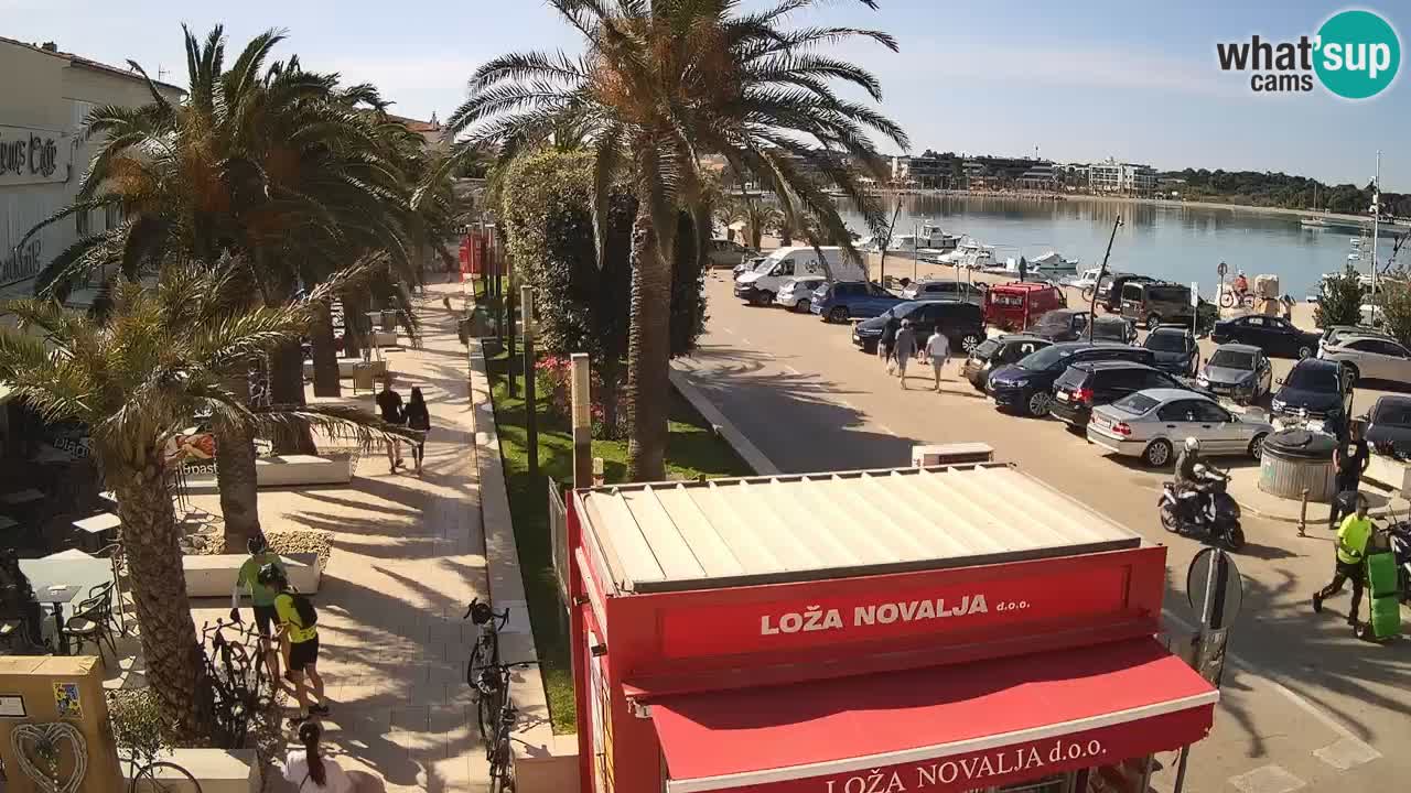 Live cam Novalja – Obala Petra Krešimira IV