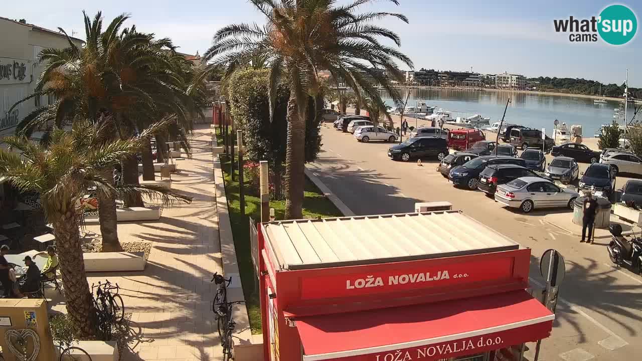 Live cam Novalja – Obala Petra Krešimira IV