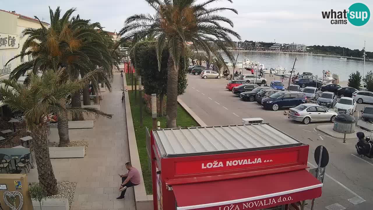 Live cam Novalja – Obala Petra Krešimira IV