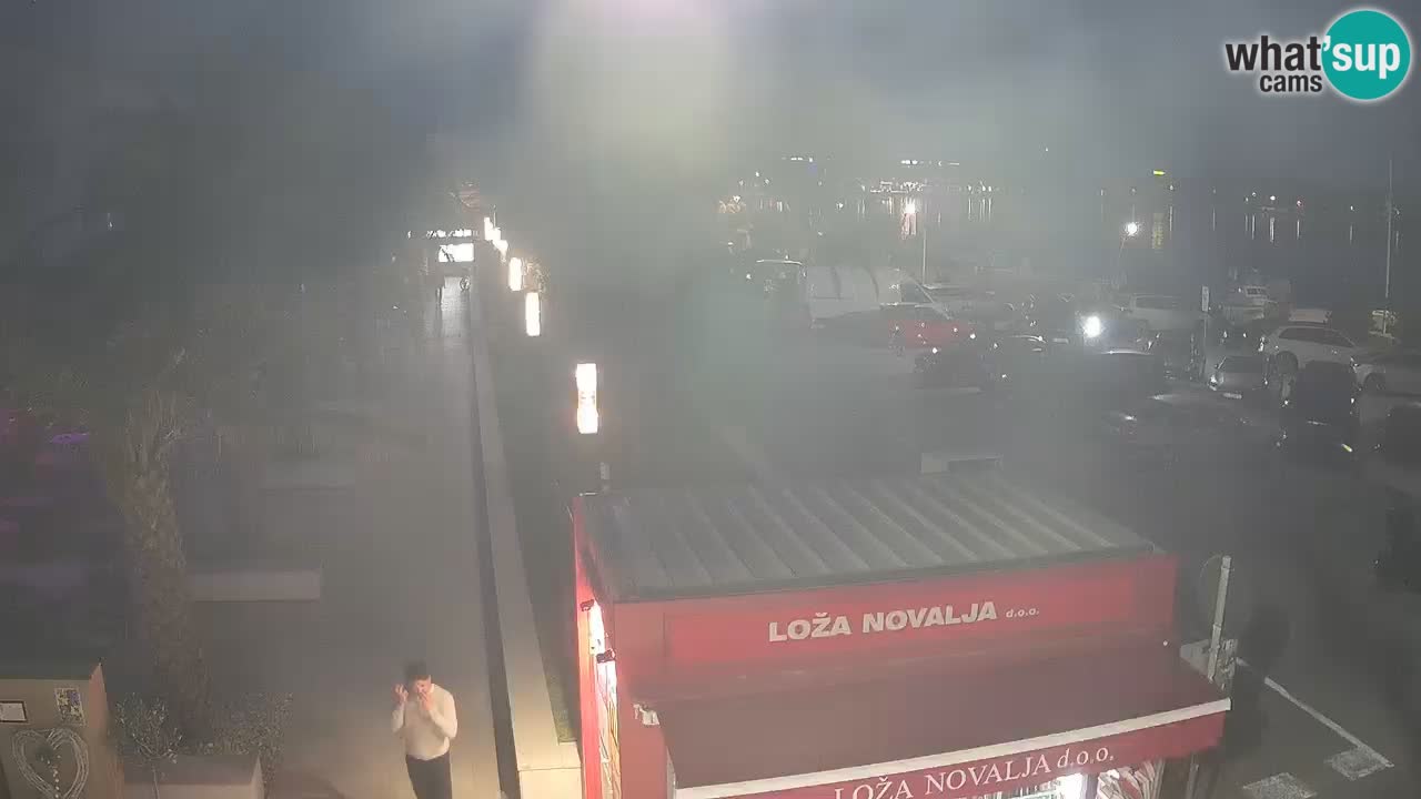 Live cam Novalja – Obala Petra Krešimira IV