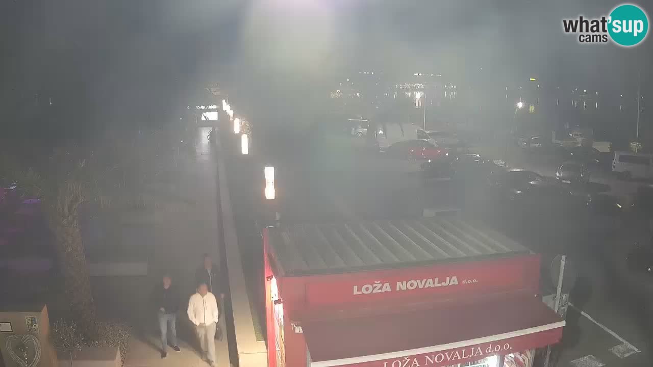 Live cam Novalja – Obala Petra Krešimira IV