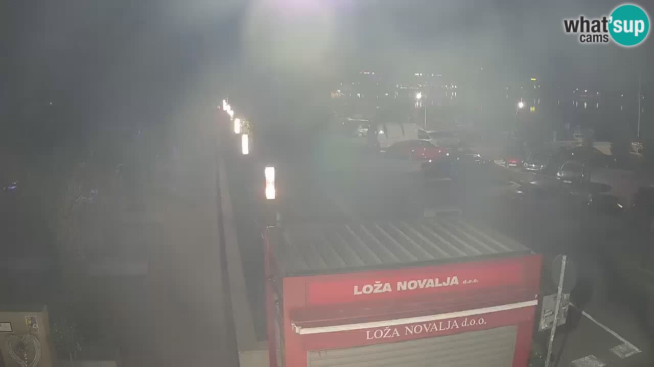 Spletna kamera Novalja – Obala Petra Krešimira IV