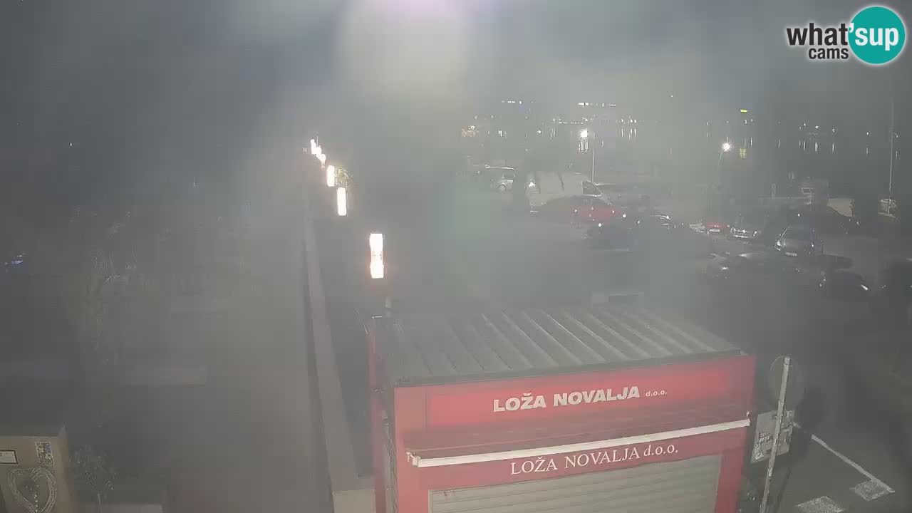 Webcam live Novalja – Obala Petra Krešimira IV