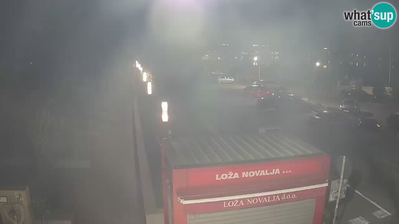 Camera en diecto Novalja – Obala Petra Krešimira IV