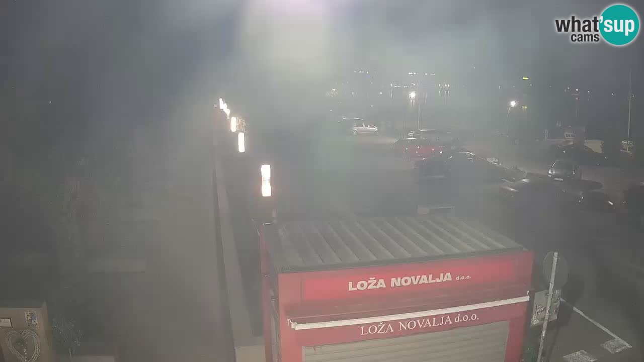 Live cam Novalja – Obala Petra Krešimira IV